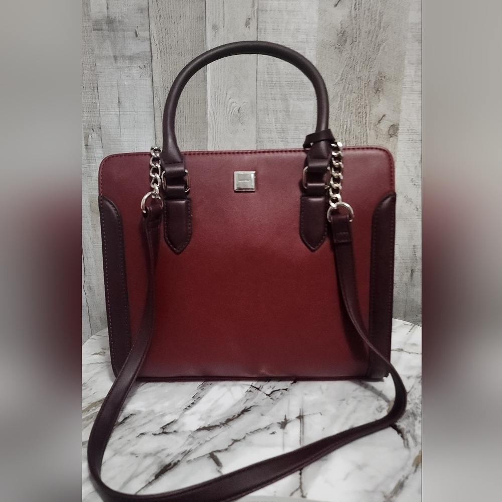 Nine West Deep Red Satchel